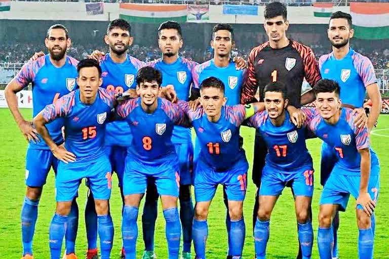 Indian football team  भारतीय फुटबॉल टीम  Sports News  खेल समाचार  Year Ender 2021  ईयर इंडर 2021  सुनील छेत्री  फुटबॉल मैच  Sunil Chhetri  Football Match