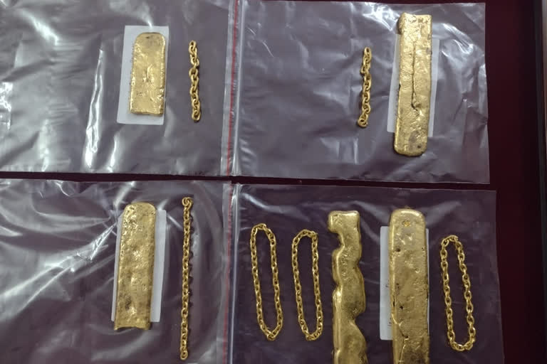 கோவை விமான நிலையத்தில் ரூ.1 கோடி தங்கம் பறிமுதல்