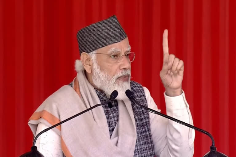 PM Modi Inaugurates 23 Projects At Haldwani: مودی نے ہلدوانی پہنچ کر 23 پروجیکٹوں کا افتتاح اور سنگ بنیاد رکھا