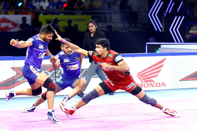 Pawan Sehrawat shine,Bengaluru Bulls beat Haryana Steelers