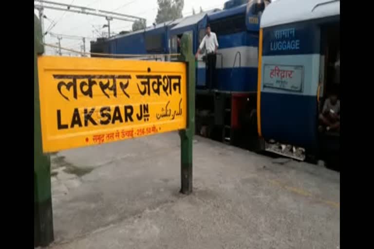 Laksar railway track