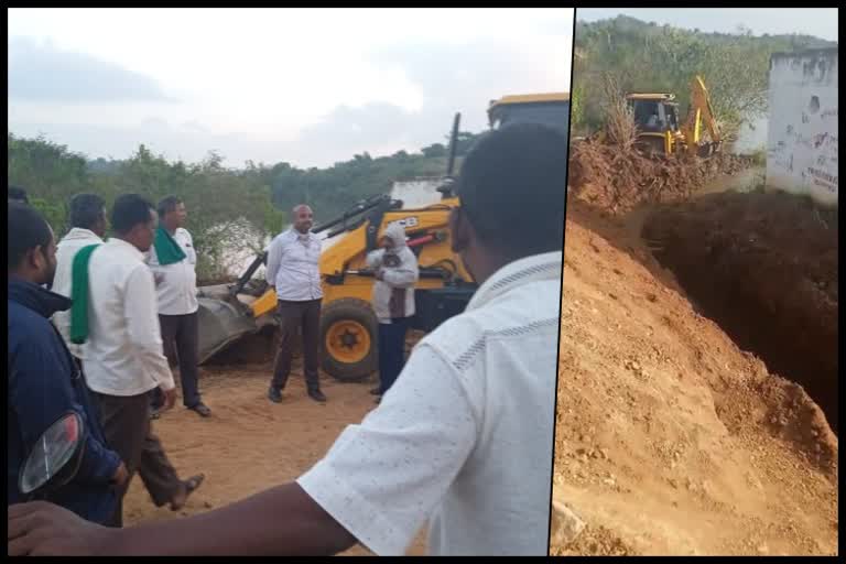 Damage to Vishweshwaraiah Pickup Dam