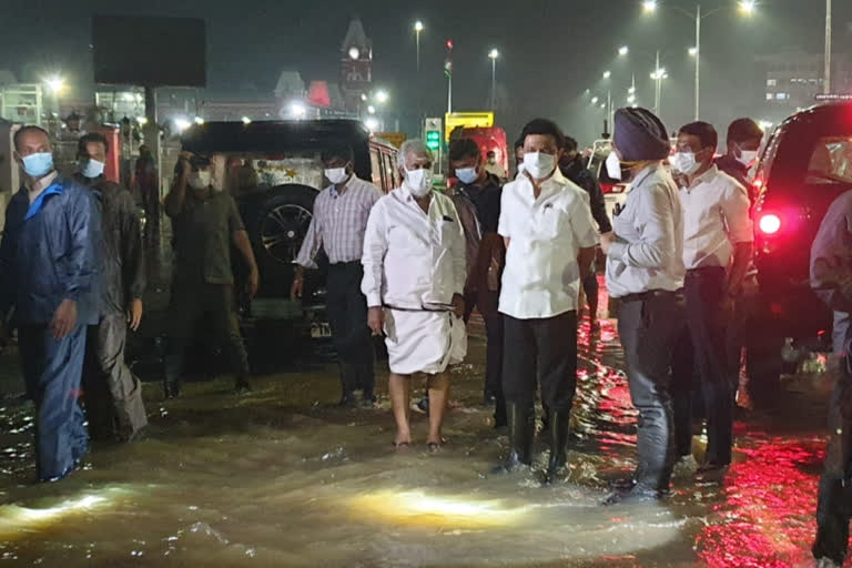 Chief Minister MK Stalin takes stock of situation with Greater Chennai Municipal Corporation officials on rains in Chennai