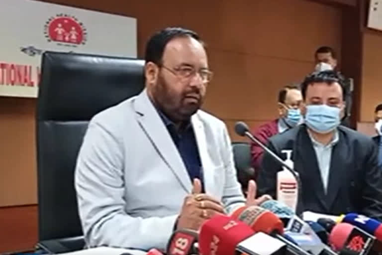 Health minister press meet