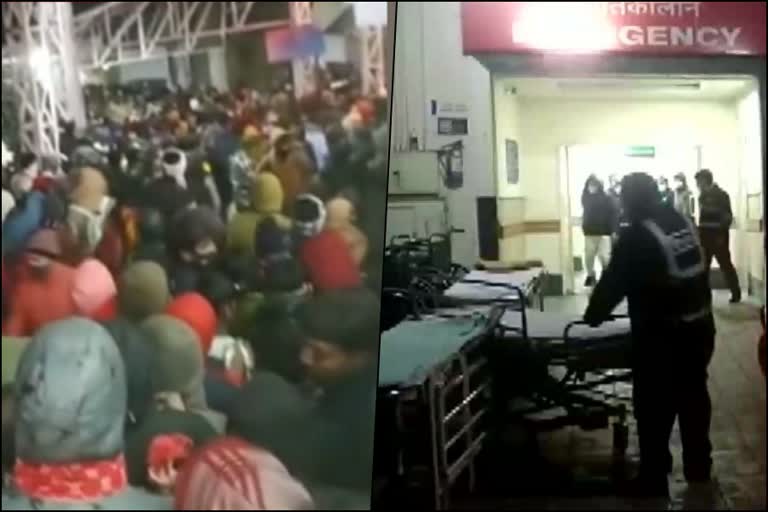 Stampede at Mata Vaishno Devi Bhawan. Injuries reported