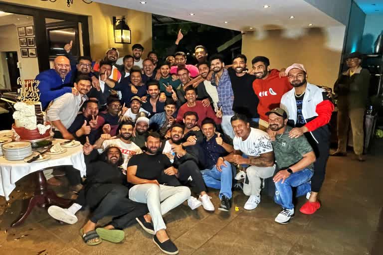 Team India Celebrated New Year