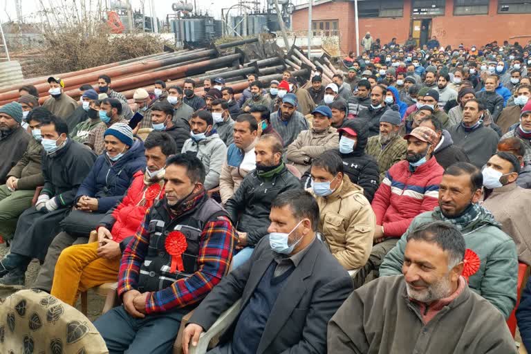 Demand for Regularization of PDD Casual Labourers : محکمہ بجلی میں کے عارضی ملازمین کو مستقل کیے جانے کا مطالبہ