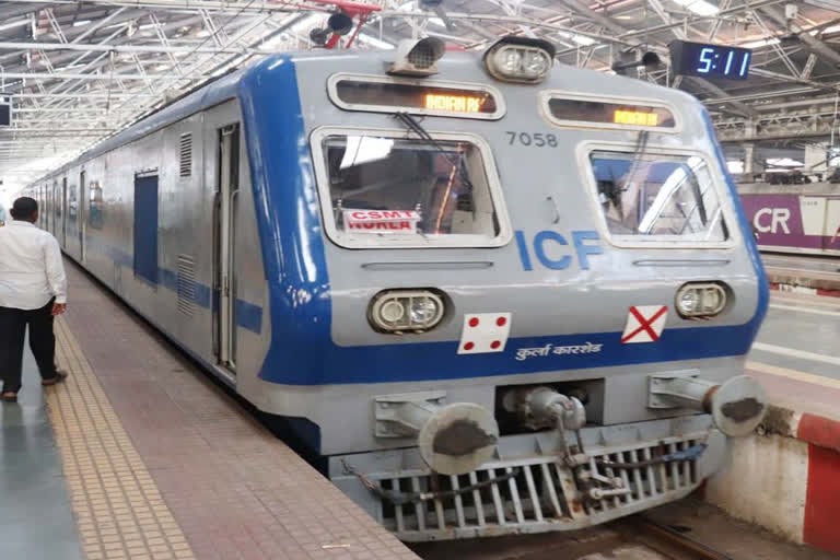 Ac Local Train On Harbour Line