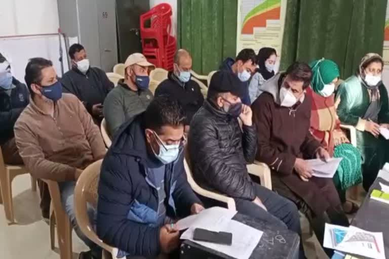 training program held in pampore for vaccination of children