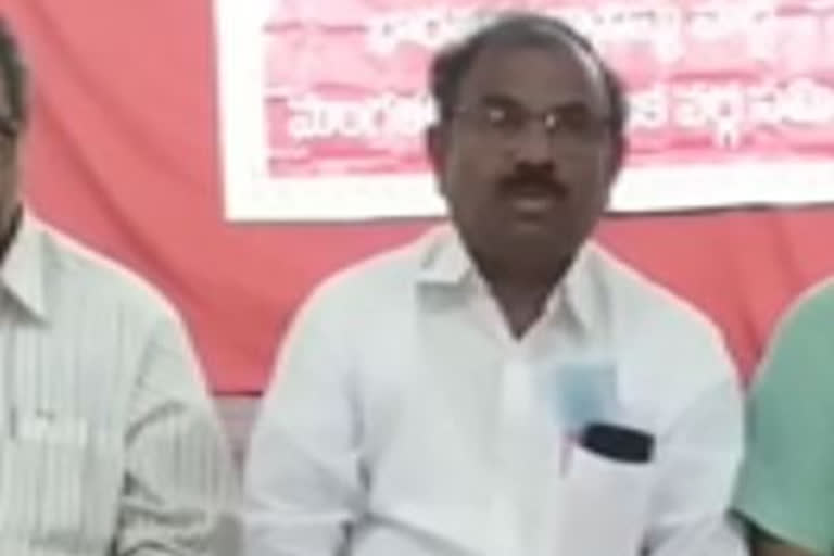 cpi leader muppalla nageshwar rao fires on bjp