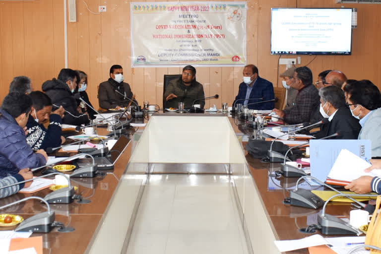 DC mandi meeting on Vaccine