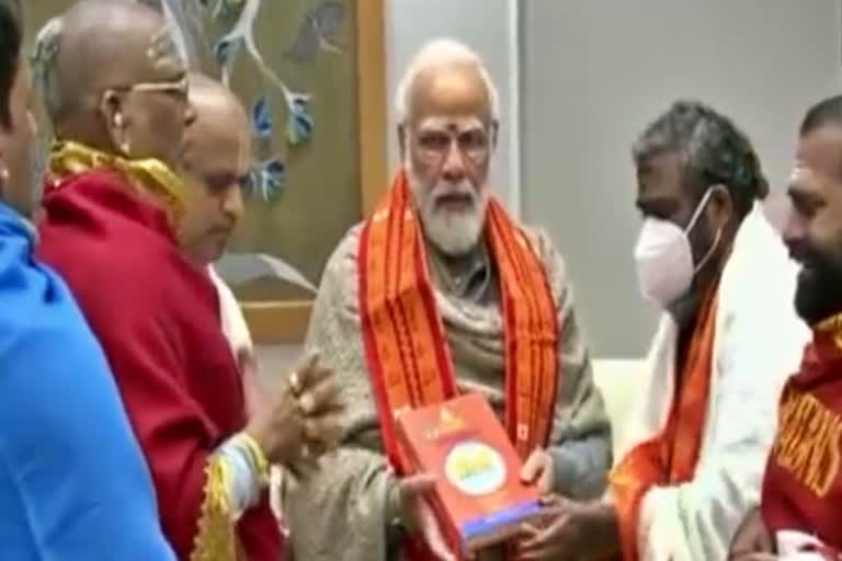 Priests met pm modi