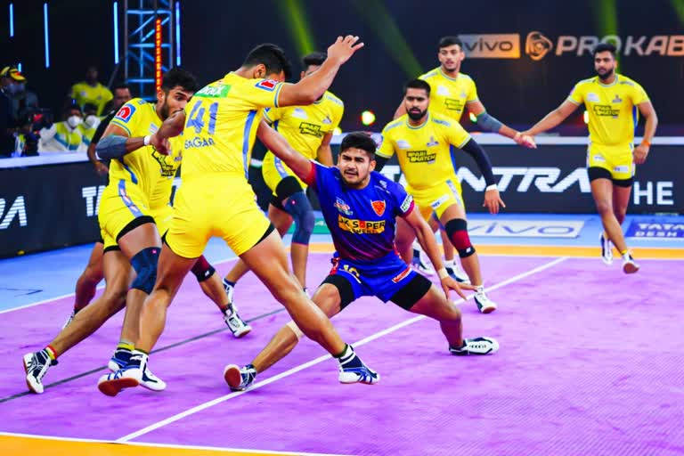 Dabang Delhi KC vs Tamil Thalaivas match Update