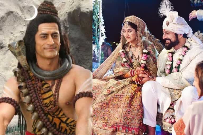 Mohit Raina marries partner Aditi  mohit raina wedding pics  mohit raina ties knot  മോഹിത് റെയ്‌ന അദിതി വിവാഹം  ദേവോൺ കെ ദേവ് മഹാദേവ് താരത്തിന്‍റെ രഹസ്യവിവാഹം  ഉറി ആക്ടർ മോഹിത് റെയ്ന വിവാഹ ചിത്രം  Devon Ke Dev Mahadev actor wedding pics  uri actor secret marriage ceremony