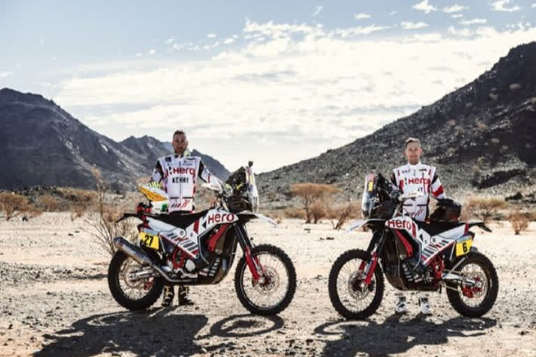 Hero MotoSports' riders in Dakar Rally, Joaquim Rodrigues, Dakar Rally 2022, Daniel Sanders
