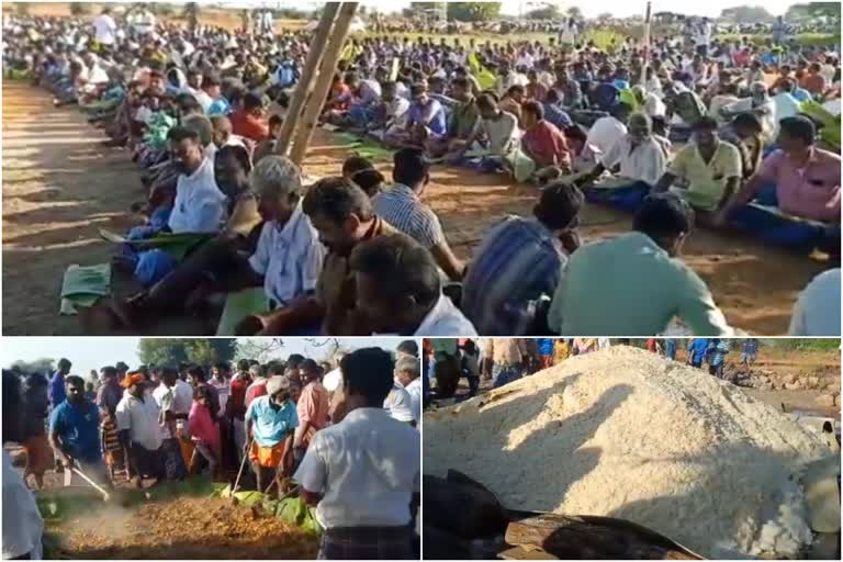 കറുപ്പയ്യ മുത്തയ്യ ക്ഷേത്രത്തിലെ ഭക്ഷണ വിരുന്ന്  7000ത്തോളം പുരുഷന്മാർക്ക് ഭക്ഷണ വിരുന്ന്  സ്‌ത്രീകൾക്ക് പ്രവേശനമില്ലാത്ത ഫീസ്റ്റ്  Gents Only feast madurai  Karuppaiah Muthaiyaah temple feast  Gents Only feast at Karuppaiah Muthaiyaah temple