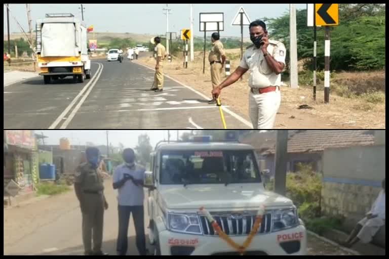 High Alert In belgavi checkpost