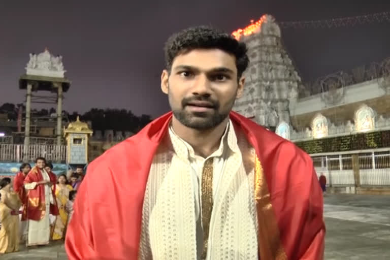 Bellamkonda Srinivas visited Tirumala