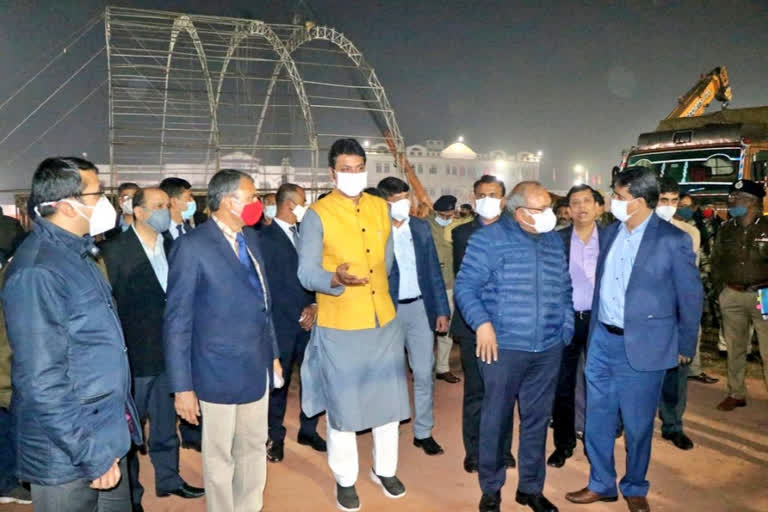 Tripura CM visits Vivekanand Maidan to take stock of the preparations