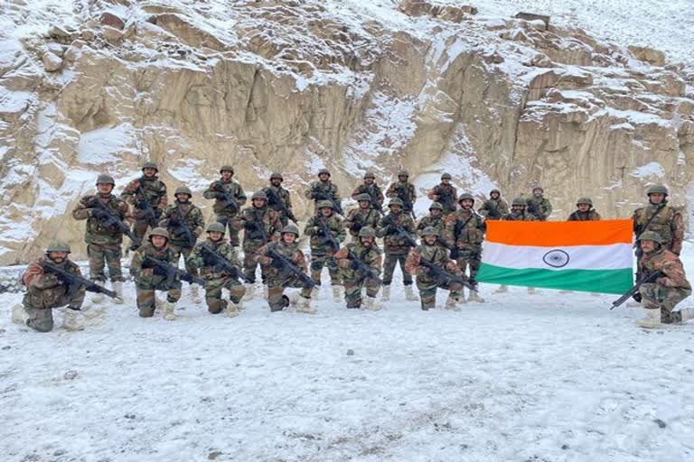 Indian Army unfurls flag in Galwan valley
