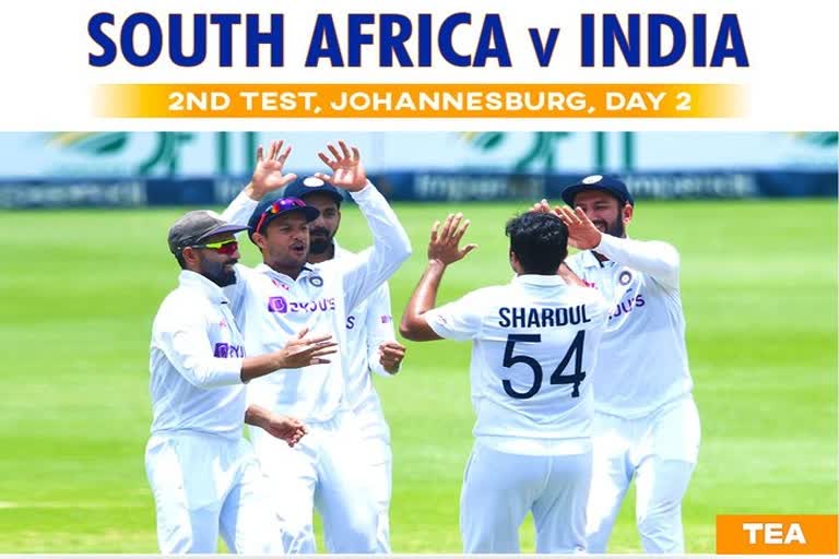 India and South Africa  India vs South Africa Score 2nd test day 2  ind vs sa cricket match  sports news  latest sports news  sports update  latest sports update  cricket news