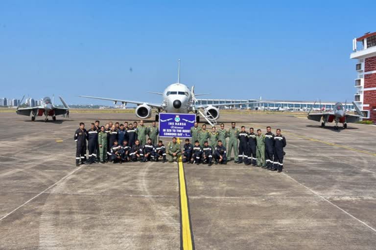 ଗୋଆରେ ମୂତୟନ ହେଲା ନୌସେନାର P-8I Aircraft