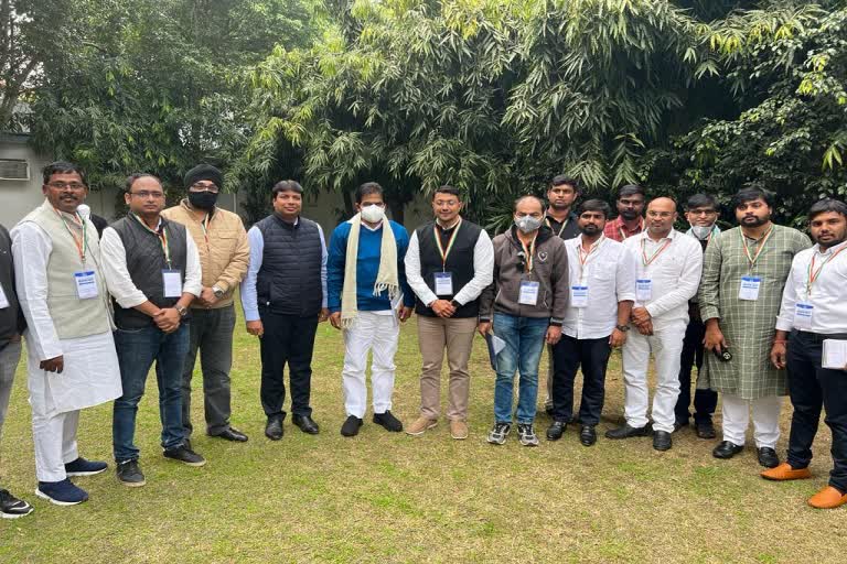 Congress social media department metting at New Delhi