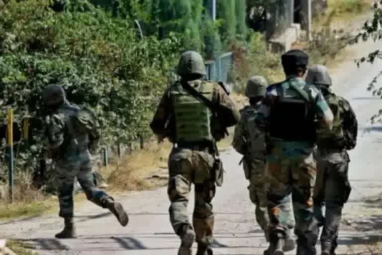 Encounter breaks out between security forces and terrorists in the Chandgam area of Pulwama district