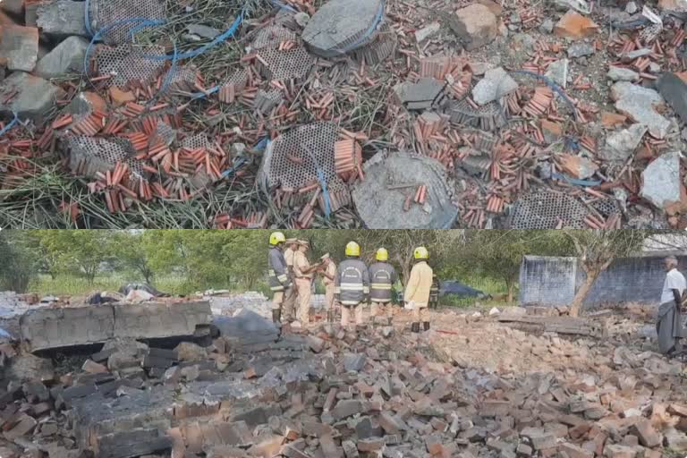 சாத்தூர் பட்டாசு விபத்து: தொழிற்சாலையின் கோர காட்சிகள்