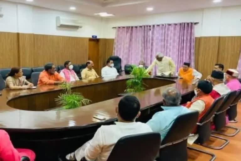 Cabinet meeting of Dhami government