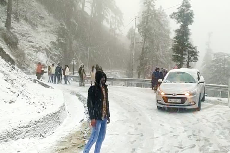 chakrata snowfall video