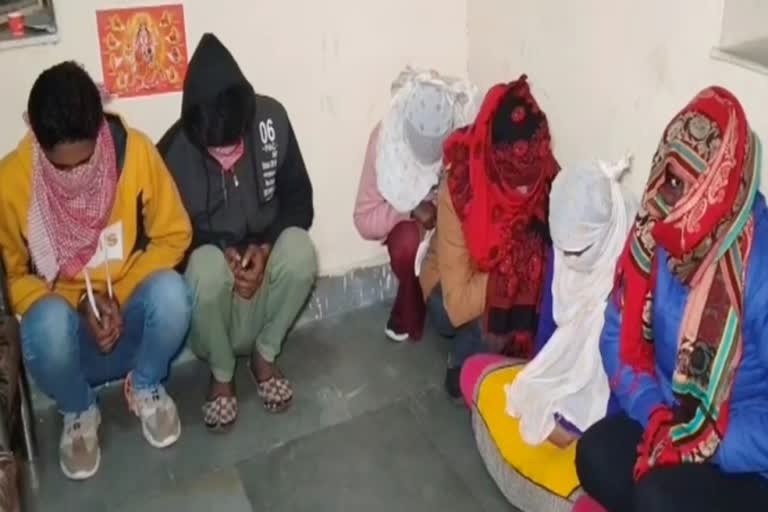 Barmer police raided spa center