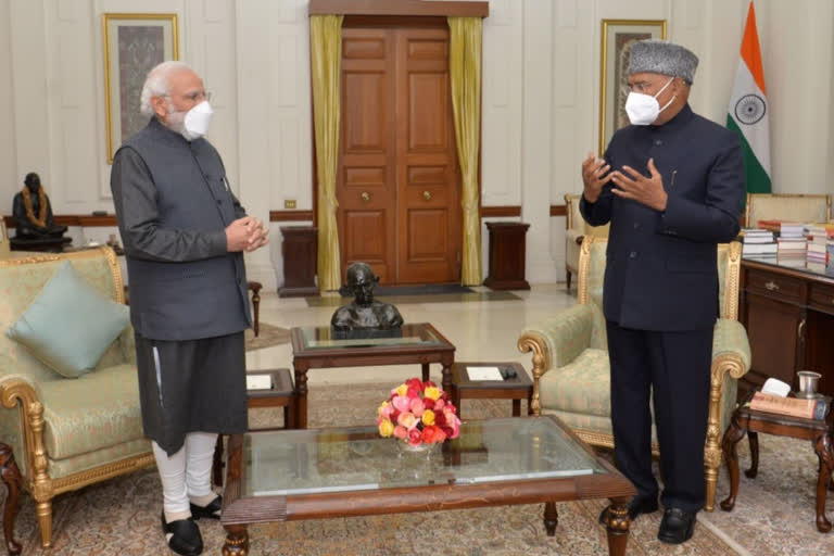 President Kovind on PM Modi  Modi security breach  Ram nath Kovind meeting modi  Punjab security breach  Vice-President Naidu calls PM Modi security breach  പഞ്ചാബിൽ പ്രധാനമന്ത്രി നേരിട്ട സുരക്ഷവീഴ്‌ച  രാം നാഥ് കോവിന്ദും നരേന്ദ്രേ മോദിയും കൂടിക്കാഴ്‌ച  വെങ്കയ്യ നായിഡു പ്രധാനമന്ത്രിയെ ഫോണിൽ വിളിച്ചു