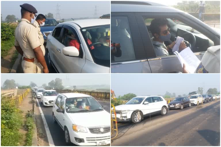 Inspection at the Belagavi border to control corona