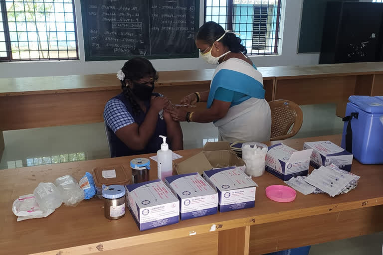 Intensity of vaccination work for school students