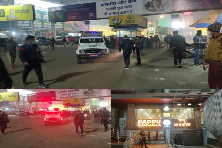 पुलिस प्रशासन ने राजधानी पटना की दुकानों को कराया बंद