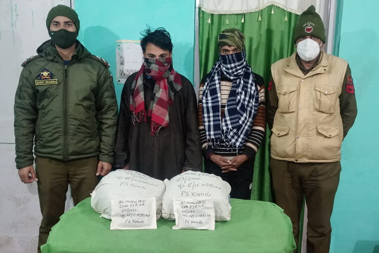 Narcotics Smuggling Bid Foiled in Rajouri