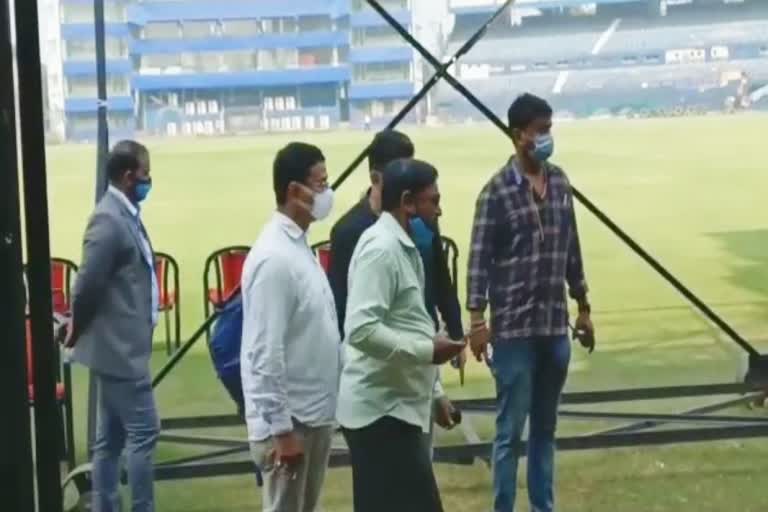 BCCI broadcasting team in Barabati, suspense over spectators in stadium