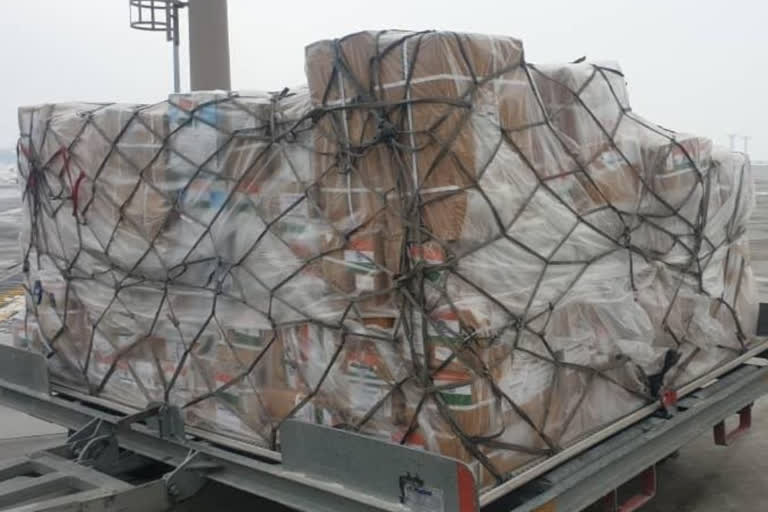 "As part of our ongoing humanitarian assistance to the Afghan people, India supplied the third batch of medical assistance consisting of two tonnes of essential life-saving medicines to Afghanistan today," the MEA said in a statement.