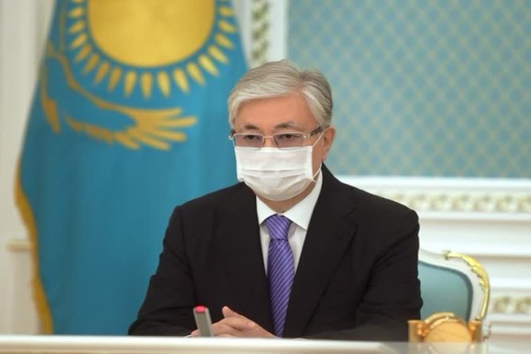 Kazakh President Kassym-Jomart Tokayev