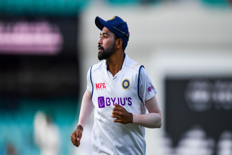 Mohmmad Siraj suspected of playing in Cape Town Test