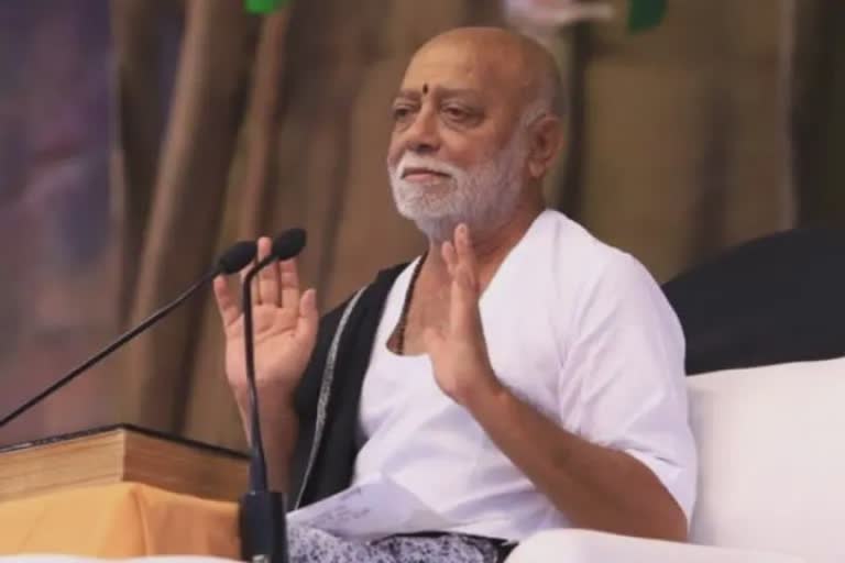 Moraribapu Letters to PM : કથાકાર મોરારિબાપુએ પંજાબ ઘટનાના પગલે વ્યાસપીઠ પરથી PMને લખ્યો પત્ર