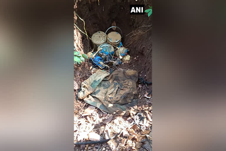 The newly established Company Operating Base (COB) of Border Security Force (BSF) in Ghanabera recovered a Naxal dump along with 5 IEDs and other related items in Odisha's Malkangiri on Friday.