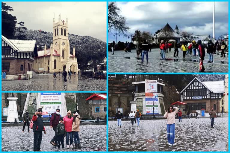 fresh snowfall in Shimla