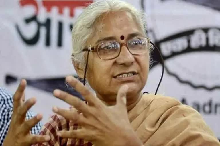 K rail Medha Patkar in Kozhikode  medha patkar supports anti-K rail movement  Environmental activist Medha Patkar in Kozhikode  കെ റെയിൽ മേധാ പട്‌കർ കോഴിക്കോട്  കെ റെയിൽ വിരുദ്ധ സമരം മേധാ പട്‌കർ