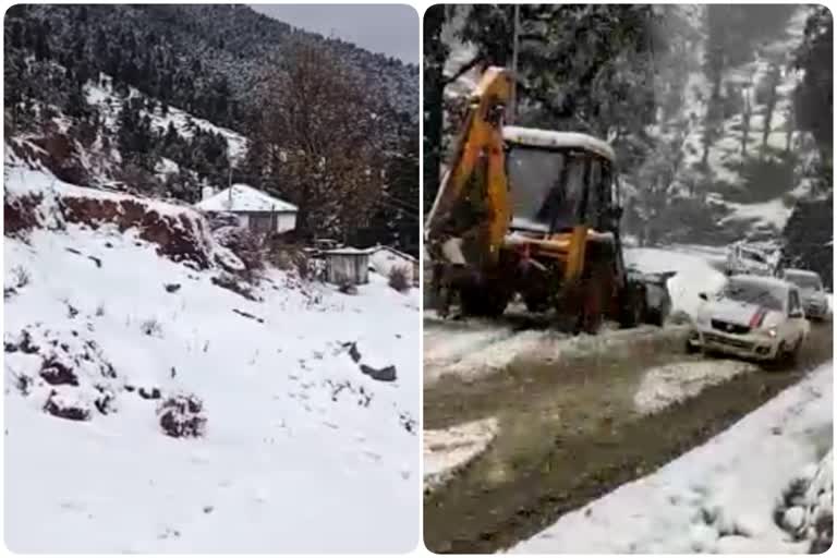 Snowfall in Sirmaur