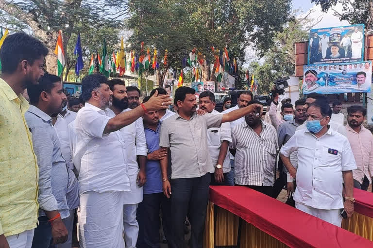 Congress Padayatra for Mekedatu project