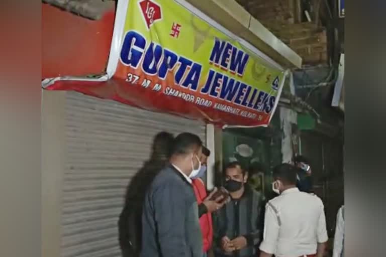 Dacoity in Belghoria Jewellery Shop