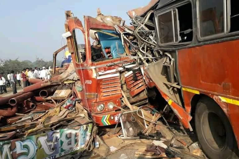 Bus-Truck Accident