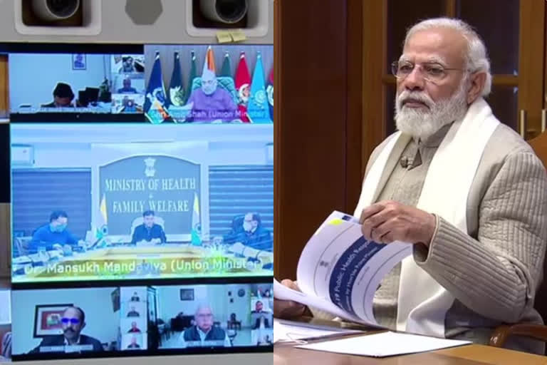 Corona patients increasing in the india pm narendra modi chairs review meeting